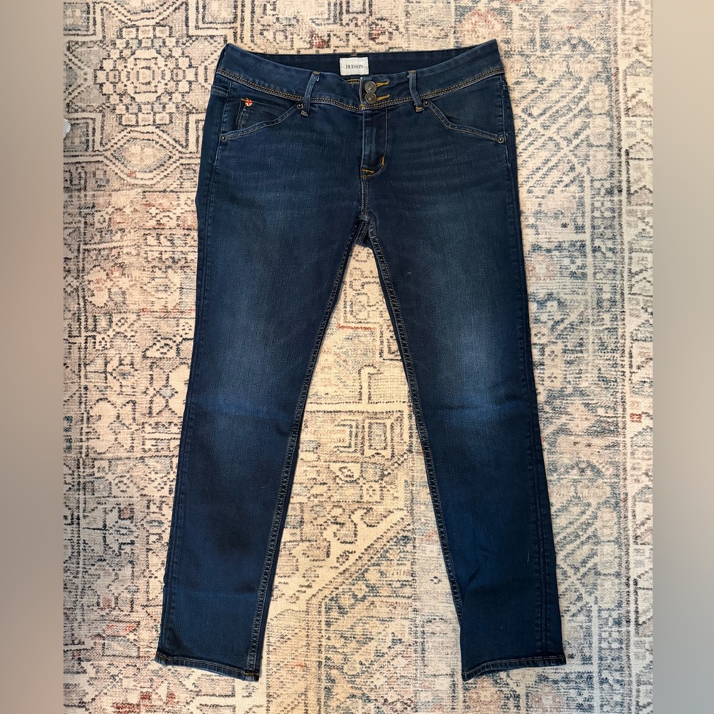 Hudson Women's Collins Skinny Deep Indigo Jeans
